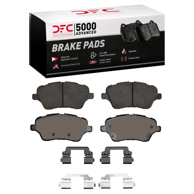 Ford Fiesta Brake Pads - Front - DFC - 5000 Advanced Ceramic - `14-`23