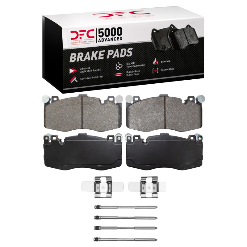 BMW X6 Brake Pads - Front - DFC - 5000 Advanced Low Metallic - `12-`19