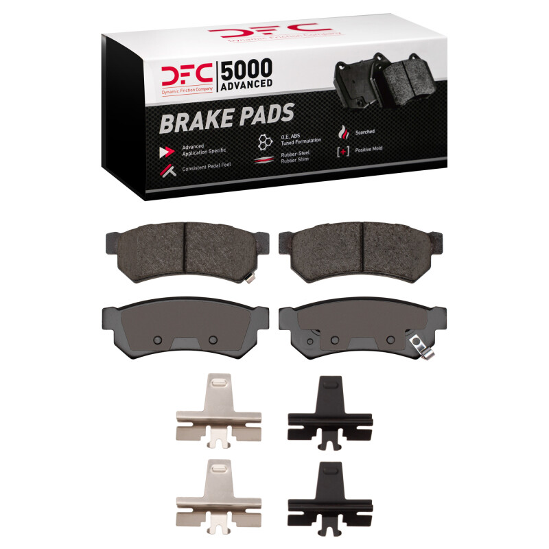 Chevrolet Optra Brake Pads - Rear - DFC - 5000 Advanced Ceramic - `07-`16