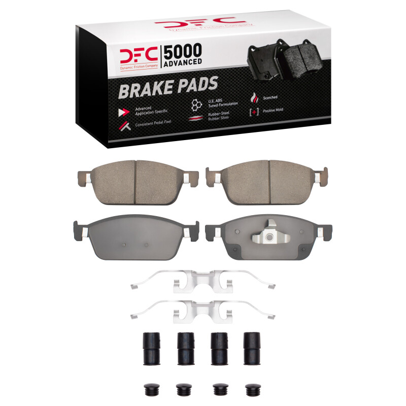 Ford Transit Connect Brake Pads - Front - DFC - 5000 Advanced Ceramic - `13-`23