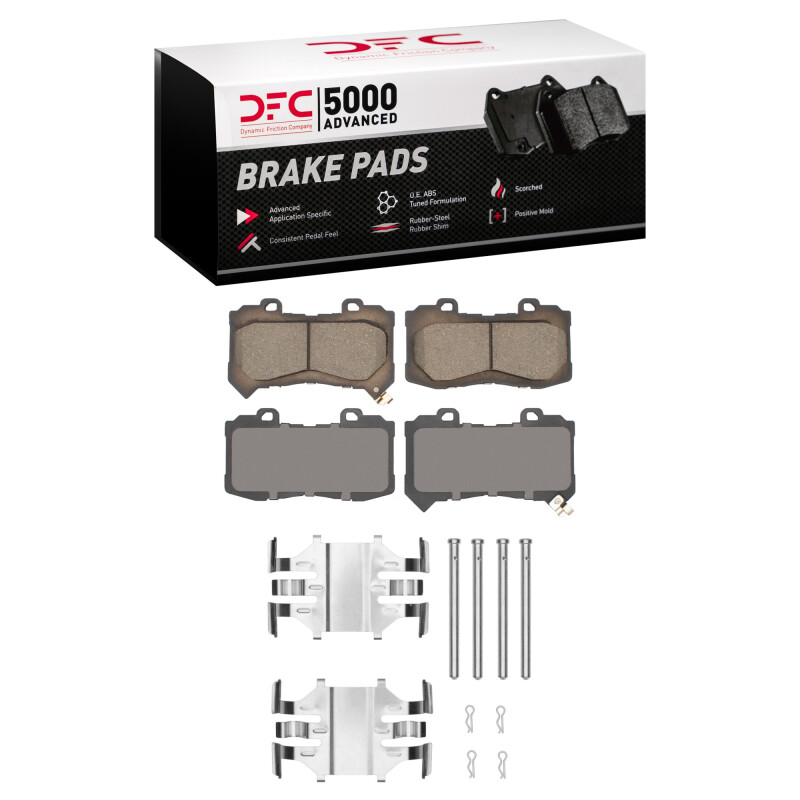 Chevrolet Colorado Brake Pads - Front - DFC - 5000 Advanced Ceramic - `15-`20