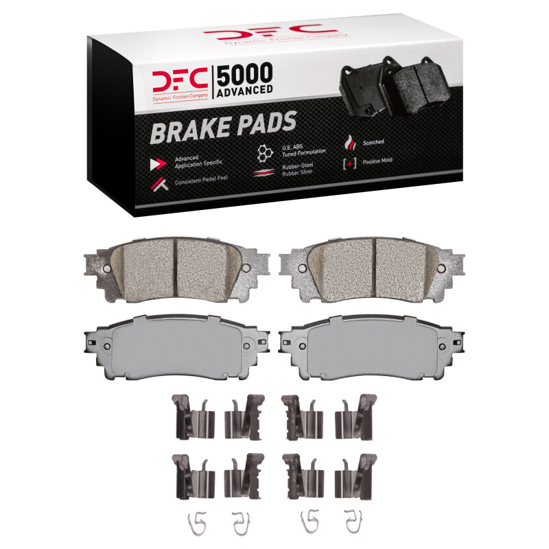 Lexus NX300h Brake Pads - Rear - DFC - 5000 Advanced Ceramic - `15-`21