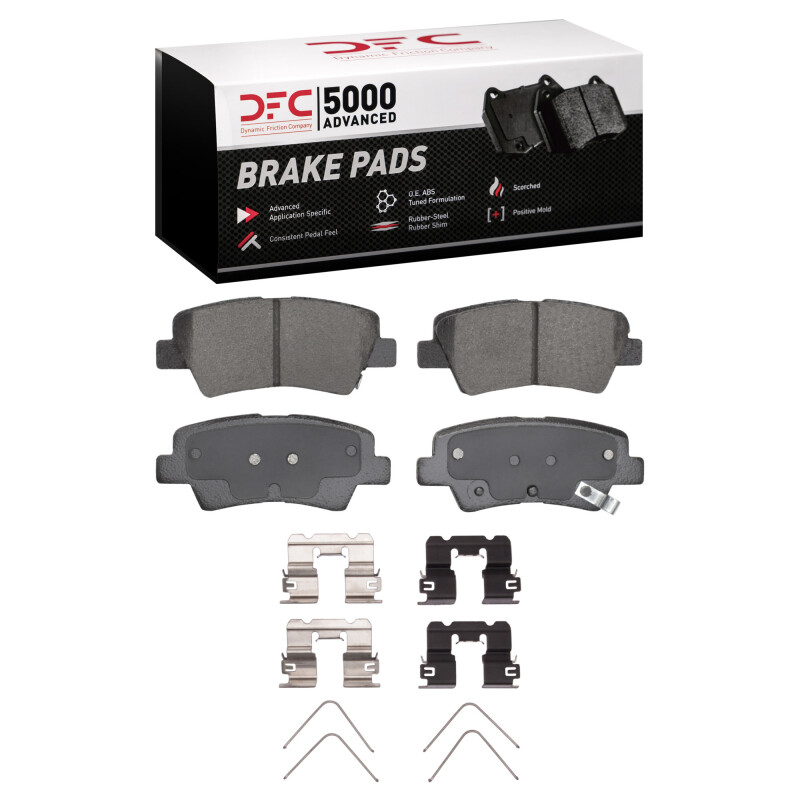 Hyundai Elantra GT Brake Pads - Rear - DFC - 5000 Advanced Ceramic - `18-`20