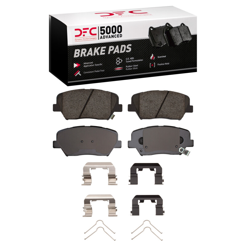 Hyundai Santa Fe Brake Pads - Front - DFC - 5000 Advanced Ceramic - `10-`25