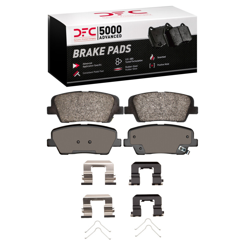Hyundai Equus Brake Pads - Rear - DFC - 5000 Advanced Ceramic - `11-`17