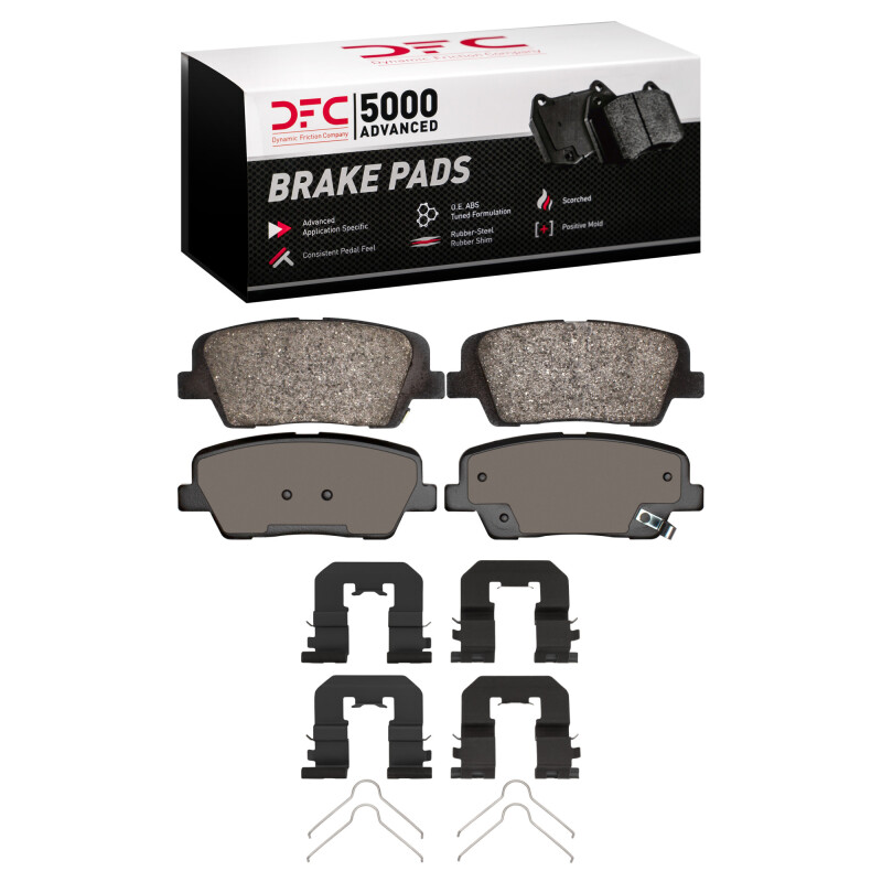 Hyundai Santa Fe Brake Pads - Rear - DFC - 5000 Advanced Ceramic - `10-`19