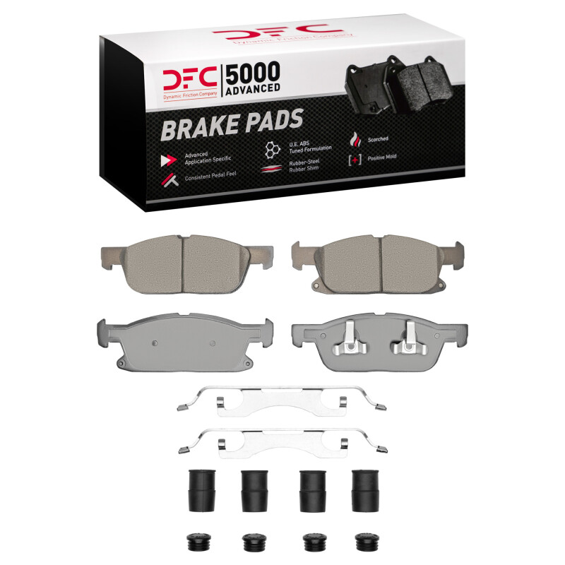 Ford Edge Brake Pads - Front - DFC - 5000 Advanced Ceramic - `15-`25