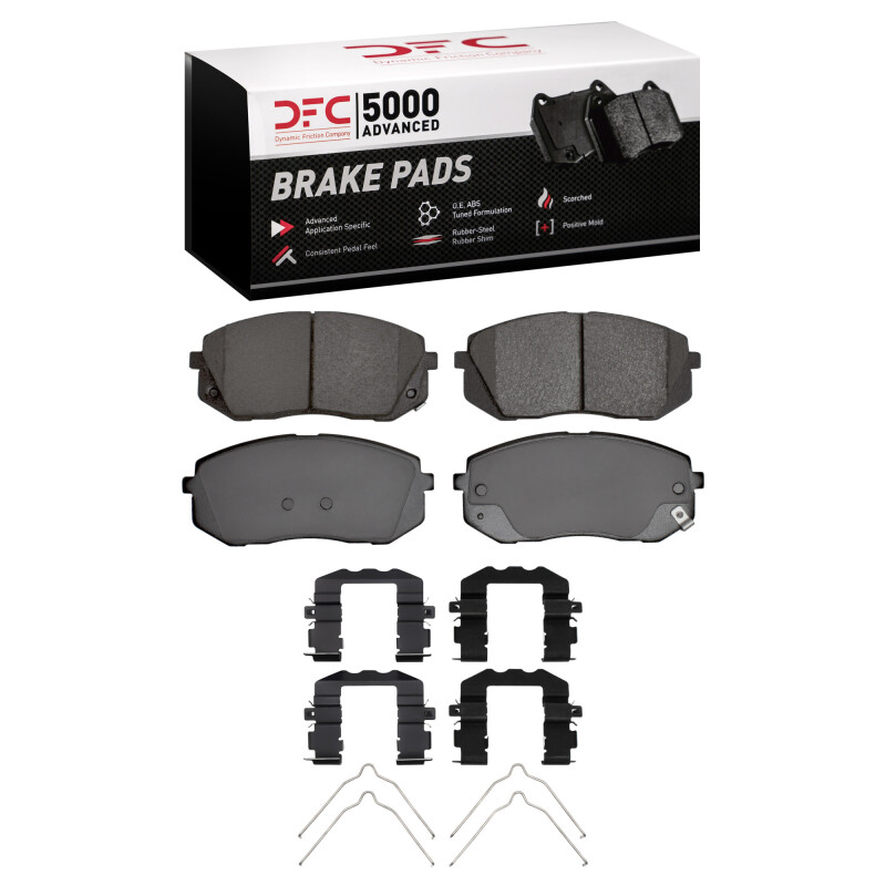 Hyundai Kona EV Brake Pads - Front - DFC - 5000 Advanced Ceramic - `15-`23