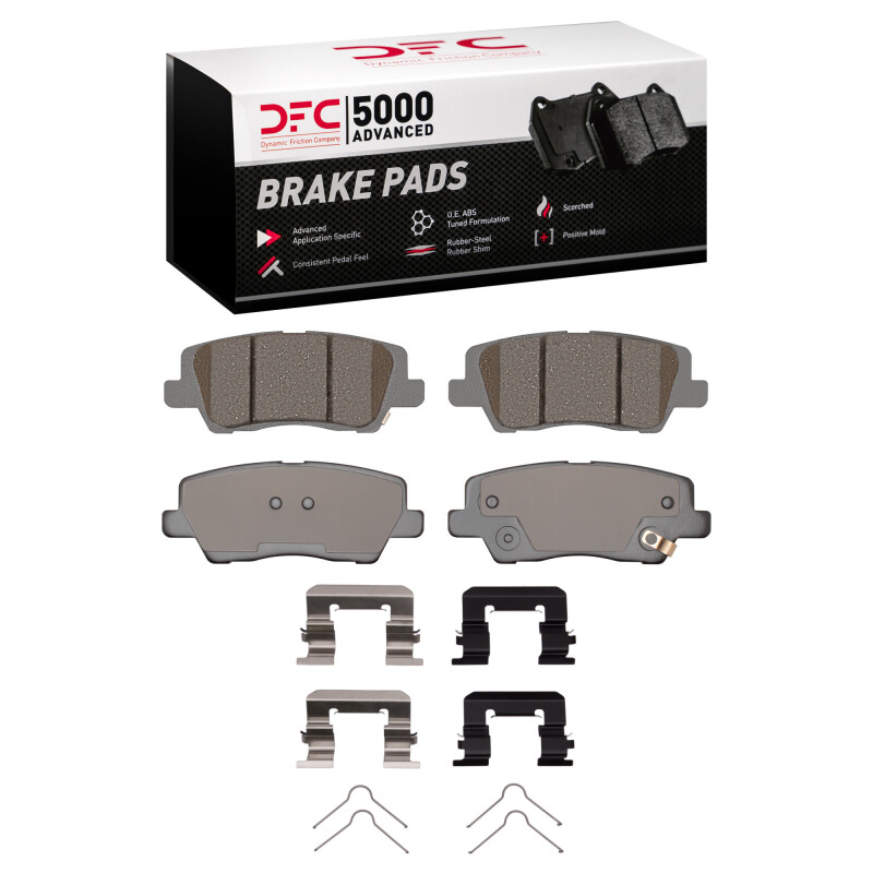Cadillac ATS Brake Pads - Rear - DFC - 5000 Advanced Ceramic - `13-`19
