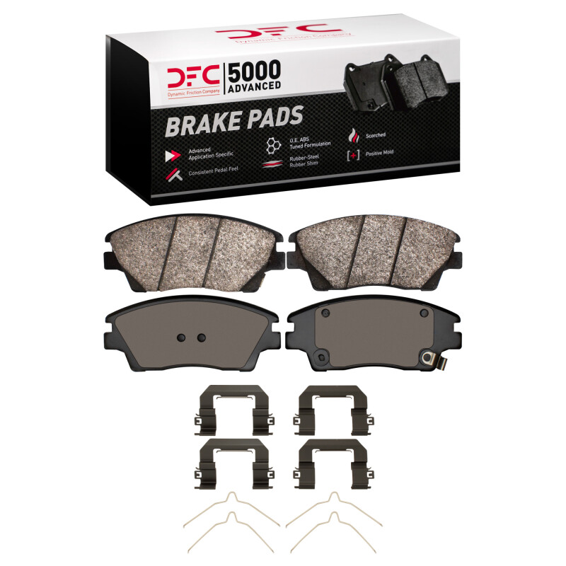 Kia Sportage Brake Pads - Front - DFC - 5000 Advanced Ceramic - `17-`22