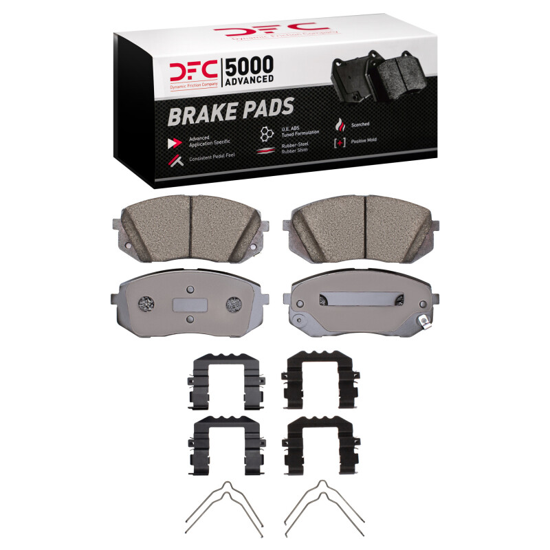 Hyundai Sonata Brake Pads - Front - DFC - 5000 Advanced Ceramic - `16-`20