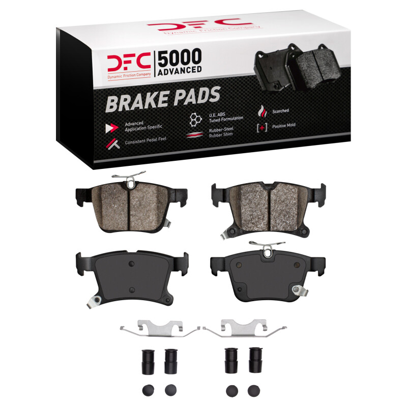 Chrysler Voyager Brake Pads - Rear - DFC - 5000 Advanced Ceramic - `17-`24