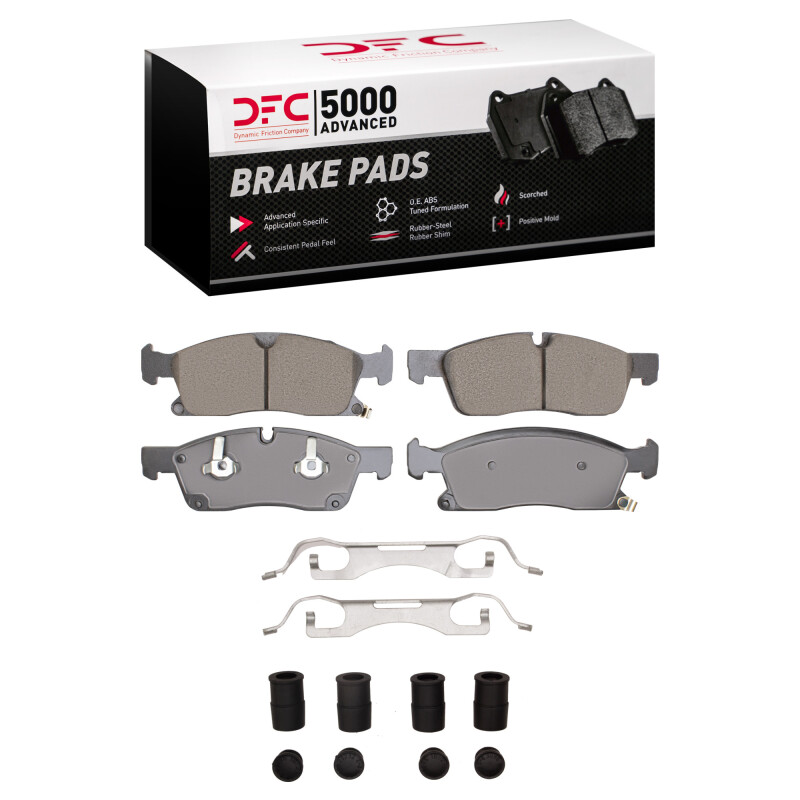 Dodge Durango Brake Pads - Front - DFC - 5000 Advanced Ceramic - `11-`22