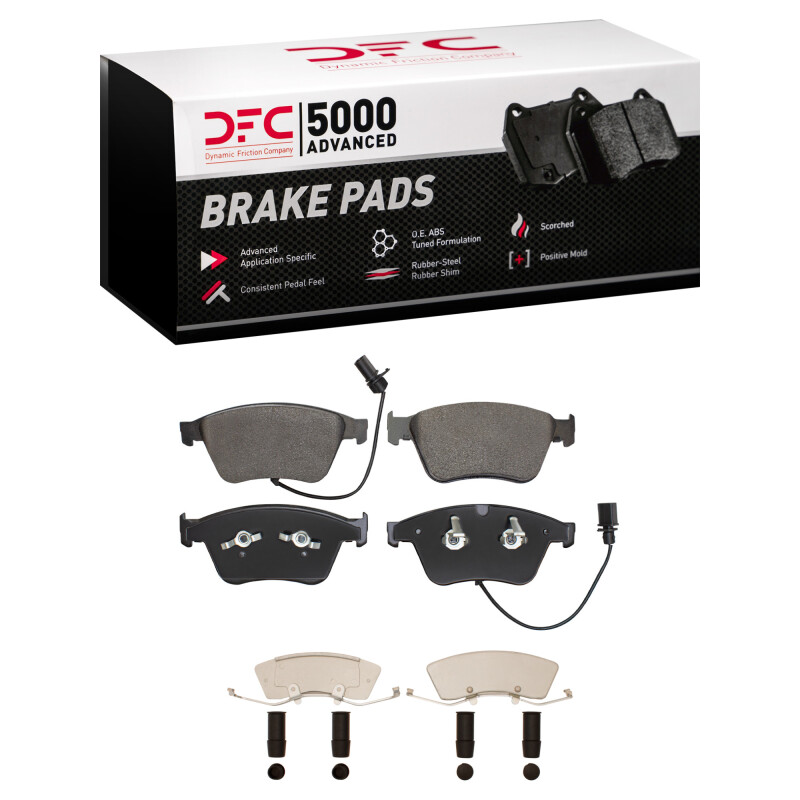 Bentley Continental Brake Pads - Front - DFC - 5000 Advanced Low Metallic - `03-`18