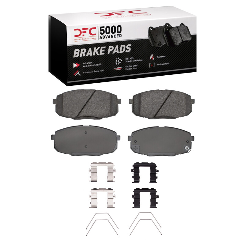 Hyundai Elantra GT Brake Pads - Front - DFC - 5000 Advanced Ceramic - `14-`25
