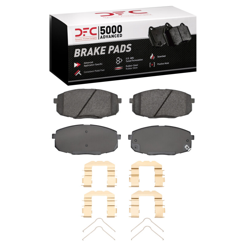 Hyundai Elantra Brake Pads - Front - DFC - 5000 Advanced Ceramic - `09-`13