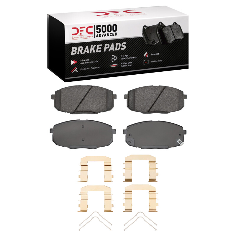 Kia Seltos Ceramic Brake Pads - Front - DFC - 5000 Advanced - `10-`24