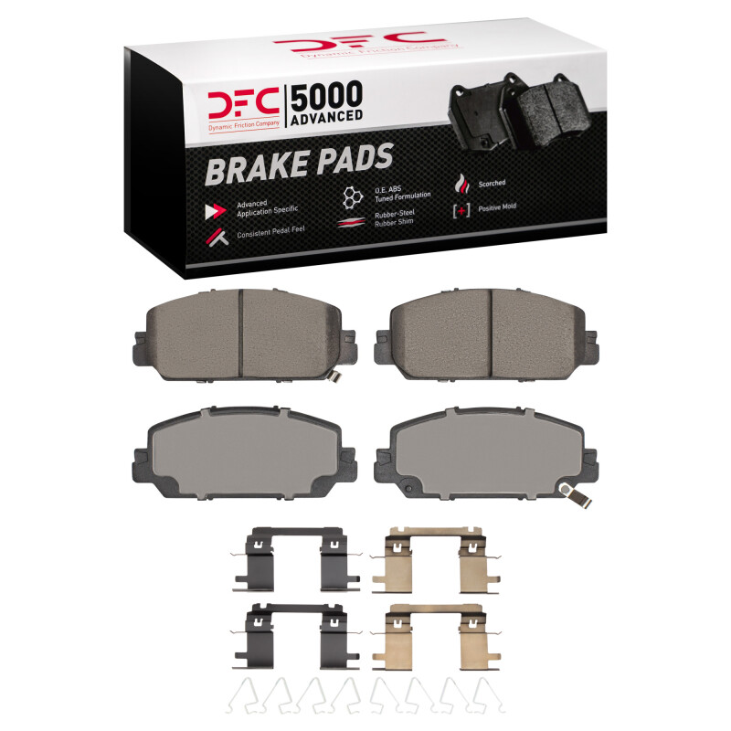 Honda CR-V Brake Pads - Front - DFC - 5000 Advanced Ceramic - `17-`19