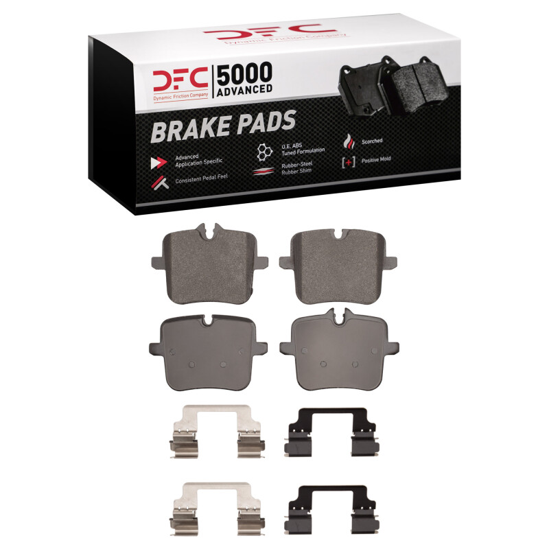 BMW M850i xDrive Brake Pads - Rear - DFC - 5000 Advanced Low Metallic - `17-`25