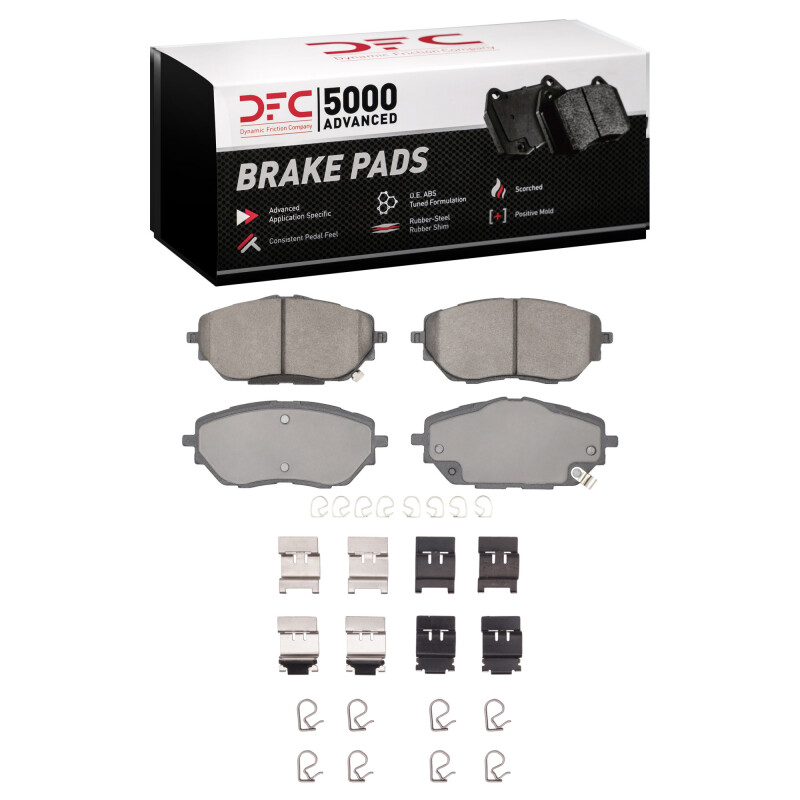 Toyota C-HR Brake Pads - Front - DFC - 5000 Advanced Ceramic - `18-`22
