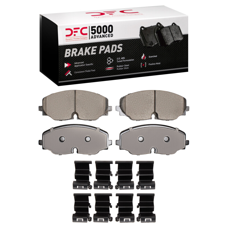 Volkswagen Atlas Brake Pads - Front - DFC - 5000 Advanced Ceramic - `18-`25