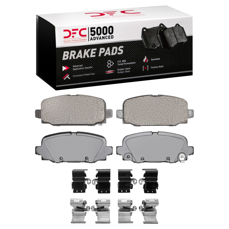 Jeep Compass Brake Pads - Rear - DFC - 5000 Advanced Ceramic - `17-`25