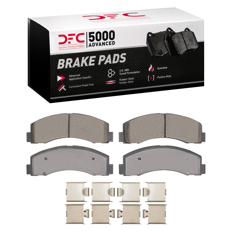 Ford F-150 Brake Pads - Front - DFC - 5000 Advanced Ceramic - `10-`21