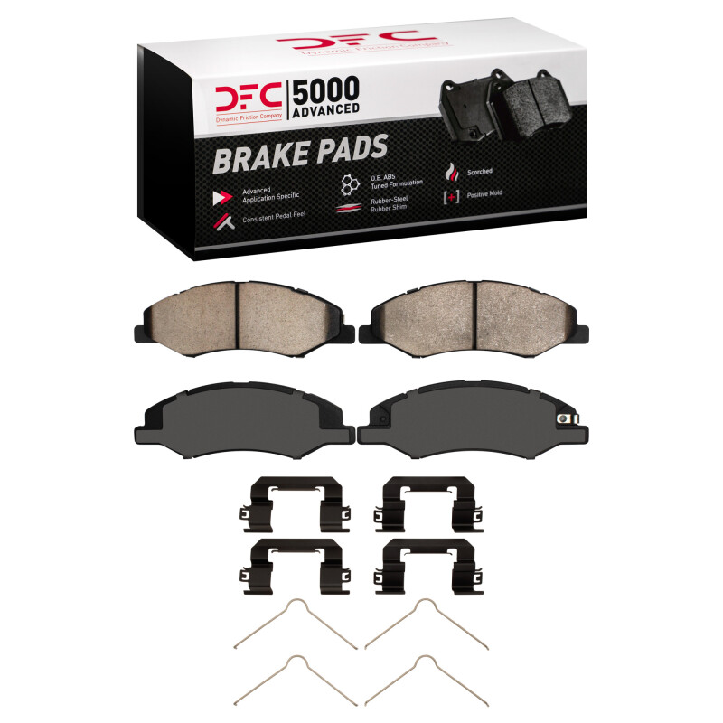 Honda Odyssey Brake Pads - Front - DFC - 5000 Advanced Ceramic - `18-`25