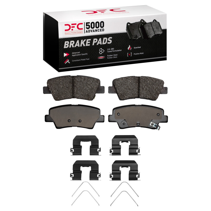 Hyundai Nexo Brake Pads - Rear - DFC - 5000 Advanced Ceramic - `17-`25
