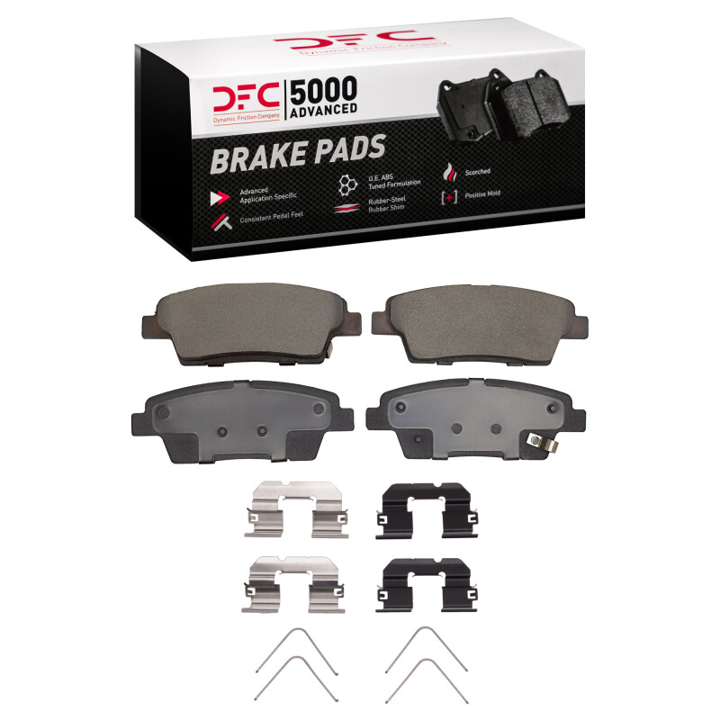Genesis G80 Brake Pads - Rear - DFC - 5000 Advanced Ceramic - `18-`20