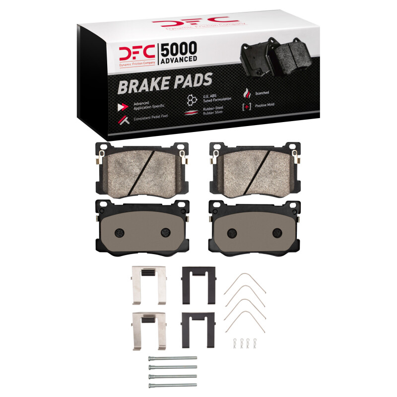 Genesis G80 Brake Pads - Front - DFC - 5000 Advanced Ceramic - `15-`20