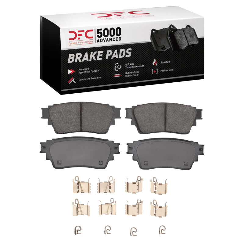 Mitsubishi Outlander Brake Pads - Rear - DFC - 5000 Advanced Ceramic - `17-`25