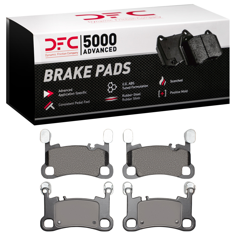 Porsche Cayenne Brake Pads - Rear - DFC - 5000 Advanced Low Metallic - `19-`23