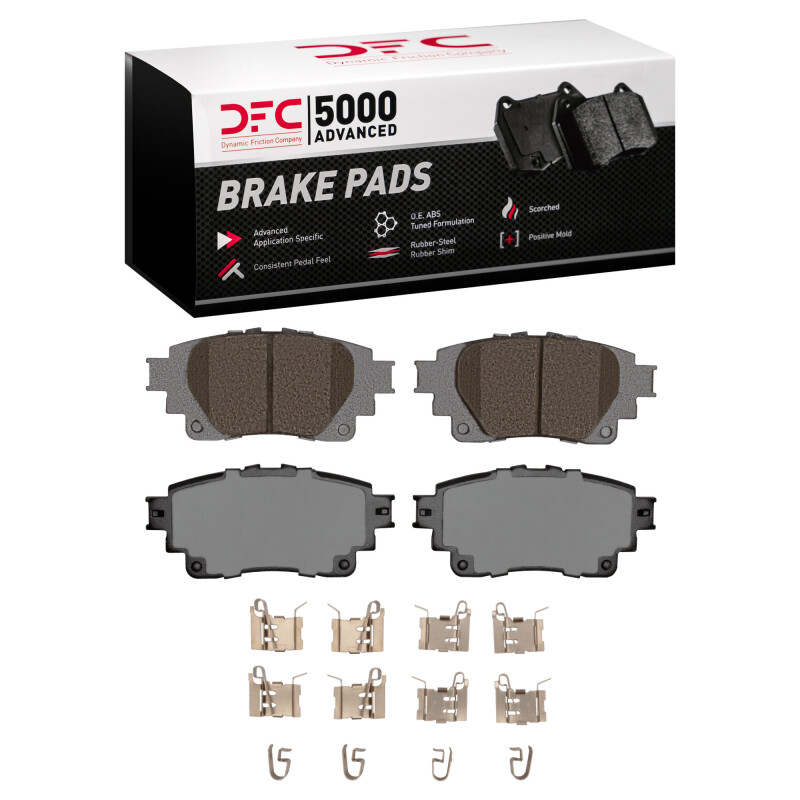 Toyota Corolla Brake Pads - Rear - DFC - 5000 Advanced Ceramic - `19-`22