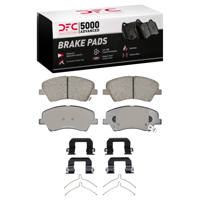 Hyundai Accent Brake Pads - Front - DFC - 5000 Advanced Ceramic - `18-`23