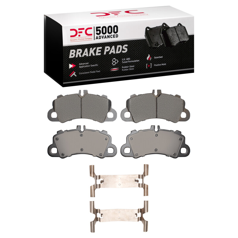Porsche Cayenne Brake Pads - Front - DFC - 5000 Advanced Low Metallic - `19-`23