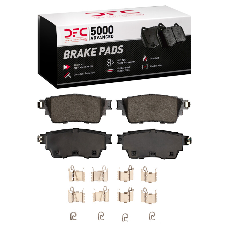 Nissan Kicks Brake Pads - Rear - DFC - 5000 Advanced Ceramic - `19-`25