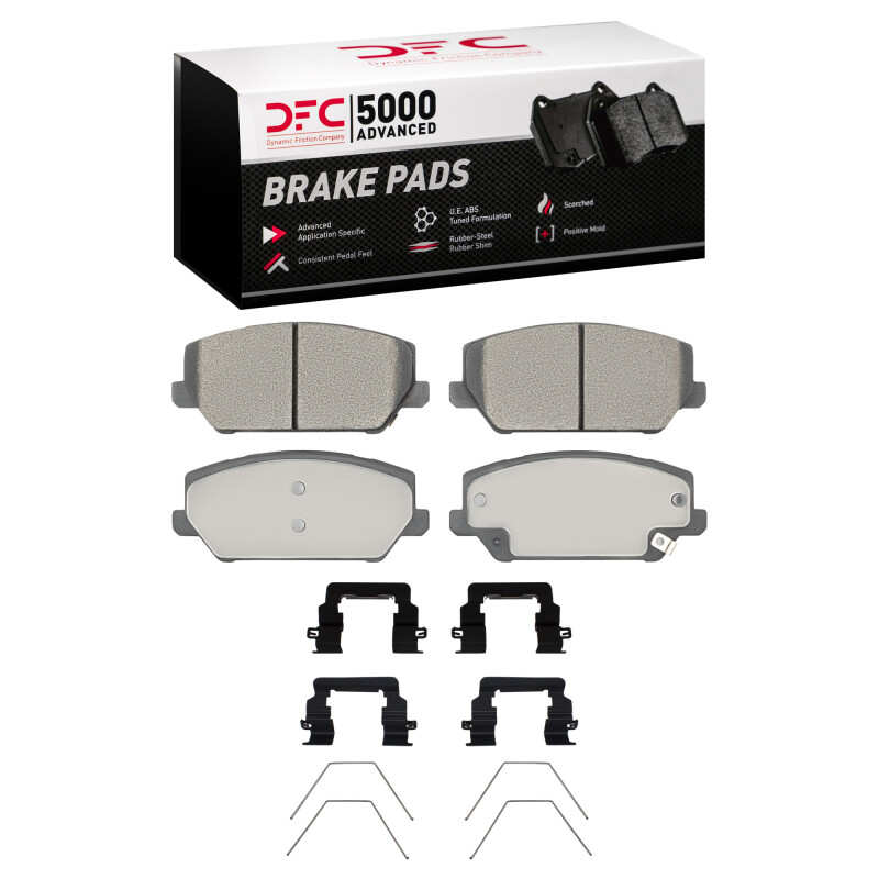 Hyundai Kona N Brake Pads - Front - DFC - 5000 Advanced Low Metallic - `22-`25