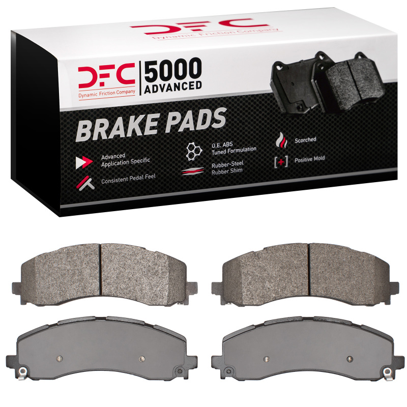 Ram 2500 Brake Pads - Rear - DFC - 5000 Advanced Semi Metallic - `19-`25
