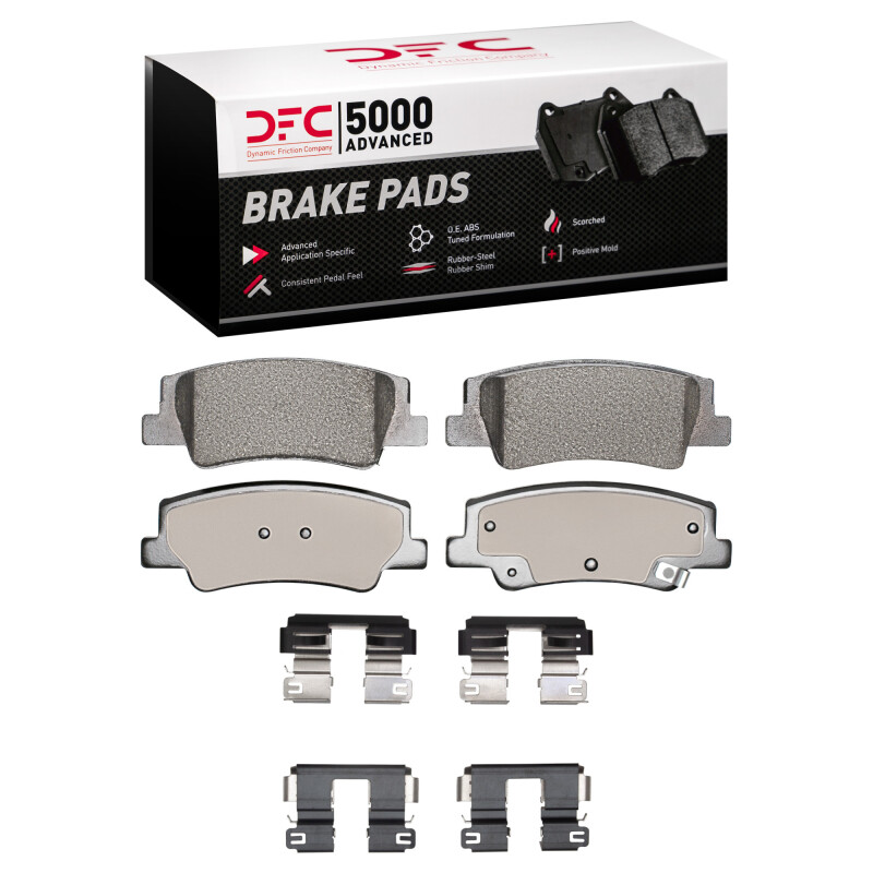 Hyundai Sonata Brake Pads - Rear - DFC - 5000 Advanced Ceramic - `20-`25
