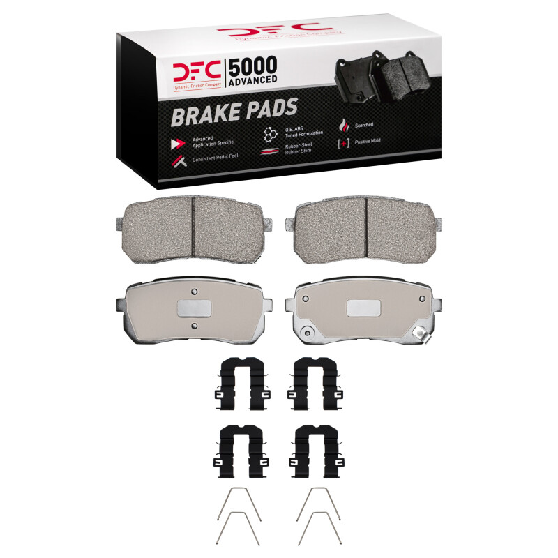 Kia Sedona Brake Pad Set - Rear - DFC - 5000 Advanced Ceramic - `15-`21