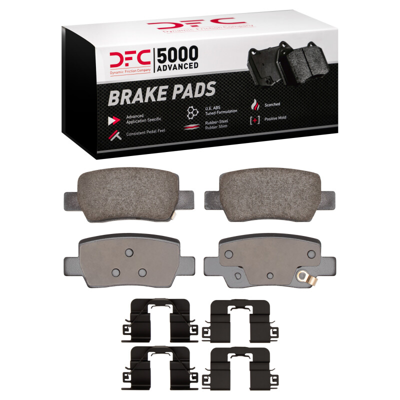Hyundai Kona Brake Pads - Rear - DFC - 5000 Advanced Ceramic - `21-`25