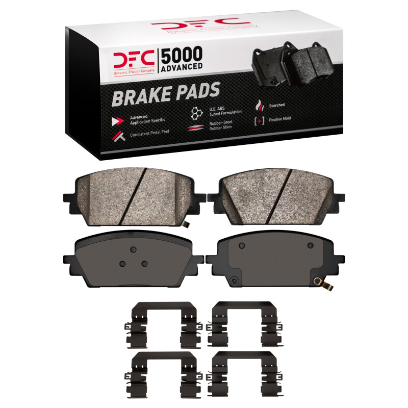 Genesis G80 Brake Pads - Front - DFC - 5000 Advanced Ceramic - `21-`26