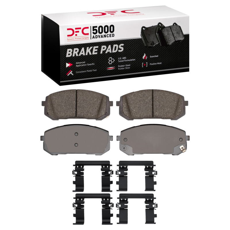 Hyundai Elantra Brake Pads - Front - DFC - 5000 Advanced Ceramic - `21-`25