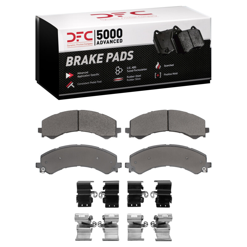 Chevrolet Express 3500 Brake Pads - Rear - DFC - 5000 Advanced Semi Metallic - `21-`25