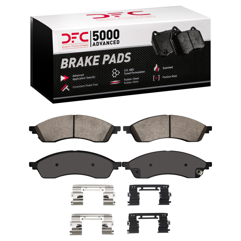 Ford Edge Brake Pads - Front - DFC - 5000 Advanced Ceramic - `21-`24
