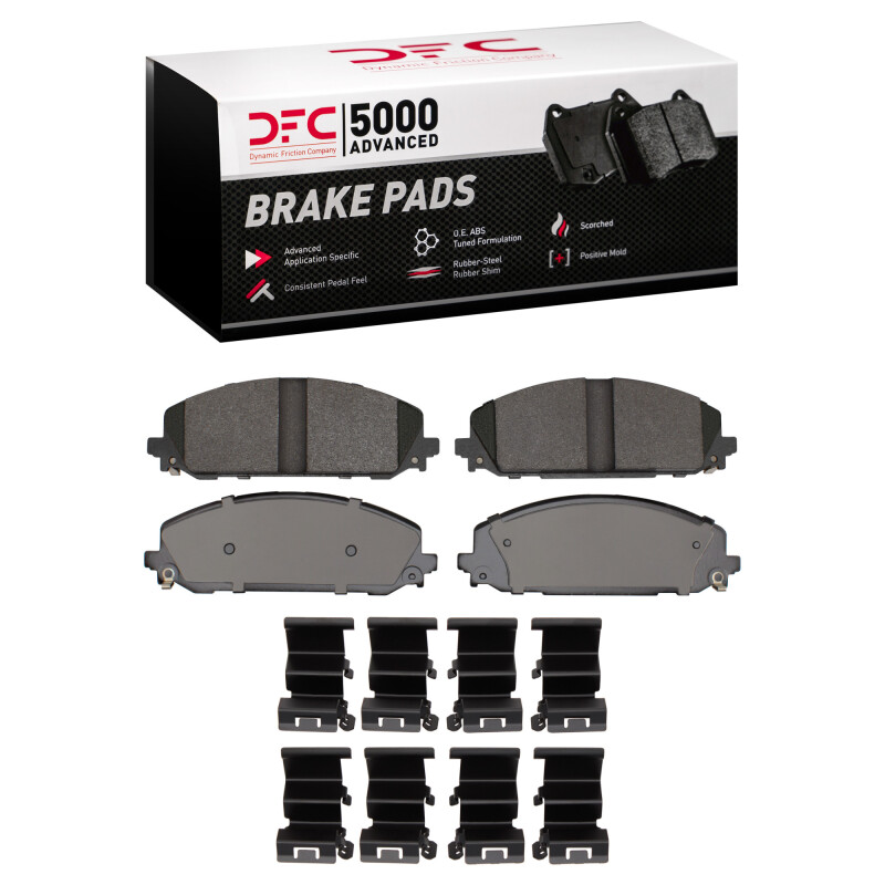 Dodge Durango Brake Pads - Front - DFC - 5000 Advanced Semi Metallic - `21-`25