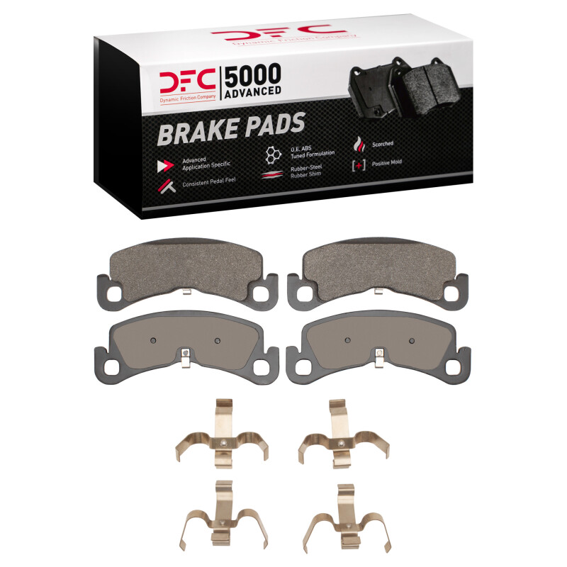 Tesla Model X Brake Pads - Front - DFC - 5000 Advanced Low Metallic - `21-`25