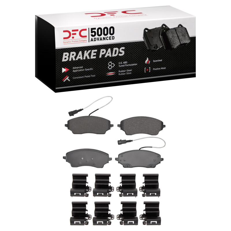 Ram ProMaster Brake Pads - Rear - DFC - 5000 Advanced Semi Metallic - `22-`25