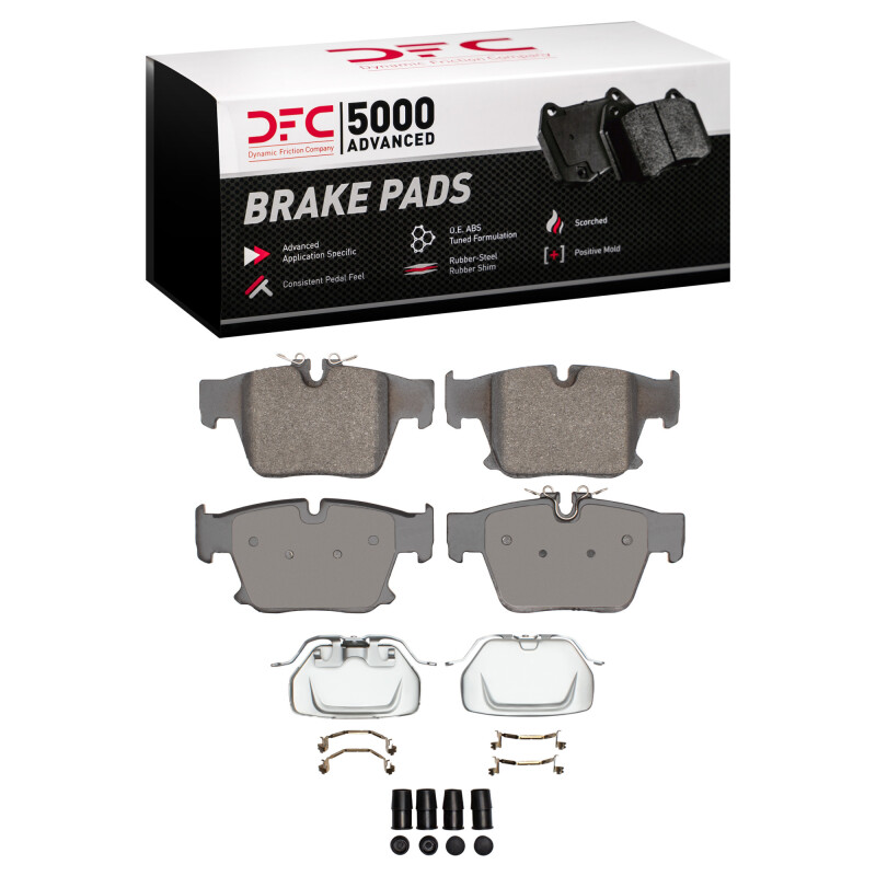 BMW 750e xDrive Brake Pads - Rear - DFC - 5000 Advanced Low Metallic - `23-`25